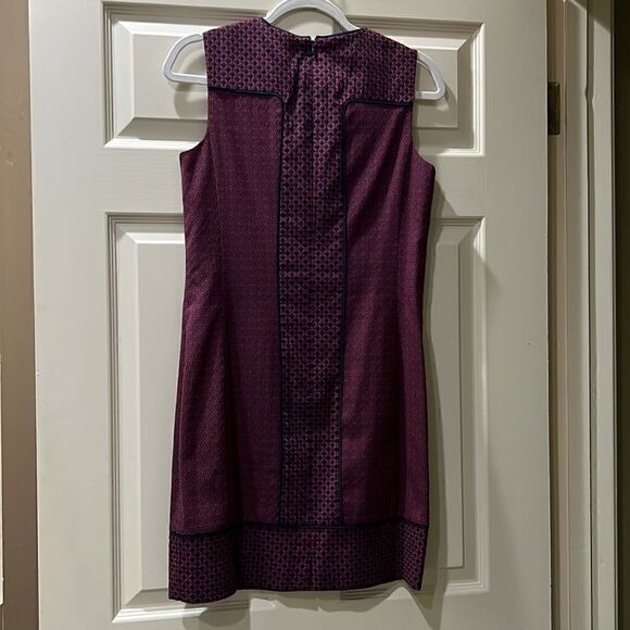 Etcetera Women’s 4 Sleeveless Navy Red Purple Evening Office wedding Guest Dress - Picture 12 of 12